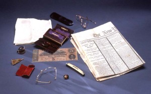 Contents of Lincoln's pockets at time of his assassination