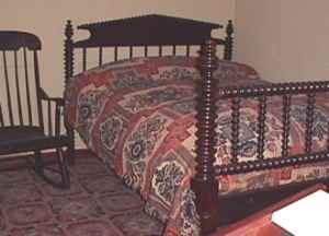 Lincoln's Deathbed from the Peterson Home
