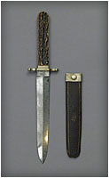 Booth's knife and sheath