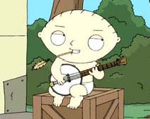 Stewie from "The Family Guy"